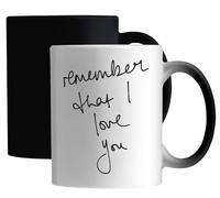 Mug magique en céramique « Remember That I Love You » Blanc