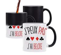 Mug Magique J'peux pas Belote | Tasse Humour