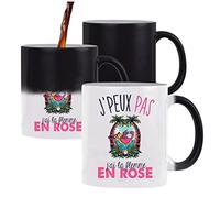 Mug Magique J'peux pas Flamant rose flemme | Tasse Humour