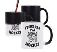 Mug Magique J'peux pas Hockey Casque | Tasse Humour