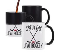 Mug Magique J'peux Pas Hockey Tasse Humour Tasse Cadeau Personnalisé