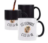 Mug magique Léopard c'est la vie | Tasse changement de couleur