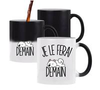 Mug Magique Samoyède Je Le Ferai Demain Tasse Cadeau Personnalisé