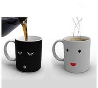 Mug magique sensible à la chaleur pour thé, café, eau chaude magique changeant de couleur Tasse en céramique Tasse pour homme et femme