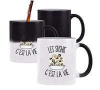 Mug magique Sushis c'est la vie | Tasse changement de couleur
