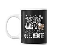 Mug Maine Coon Je travaille dur