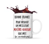 Mug Maître-Nageur Ça N'existe Pas Homme Tasse Cadeau Travail Métier Départ Retraite Collègue Anniversaire Noël