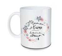 Mug Maman je t'aime de tout mon coeur