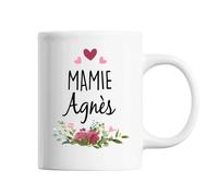 Mug Mamie Agnès Tasse Prénom Grand Mère Tasse Cadeau Personnalisé