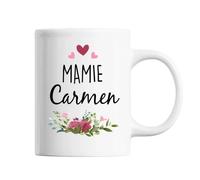 Mug Mamie Carmen Tasse Prénom Grand Mère Tasse Cadeau Personnalisé