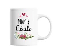 Mug Mamie Cécile | Tasse prénom Grand Mère