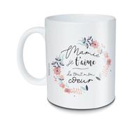 Mug Mamie je t'aime de tout mon coeur