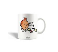 Mug - MANIACASE - Les Aventures de Tintin - Céramique - 30cl - Blanc