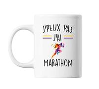 Mug Marathon j'peux pas Blanc