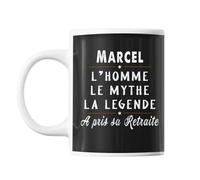 Mug Marcel Départ Retraite Tasse Cadeau Personnalisé