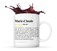 Mug Marie-Claude Avis Pote Recommandation Tasse Amitié Cadeau Anniversaire Noël Santa Secret