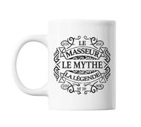 Mug Masseur Le Mythe La Légende Blanc Tasse Cadeau Personnalisé
