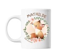 Mug Mathilde Bébé D'amour Renard Tasse Cadeau Bébé Enfant
