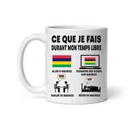 Mug Maurice ce que je fais durant mon temps libre Tasse humour voyage