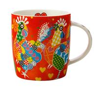 Mug Maxwell & Williams Love Hearts Animal Mug with Chicken Dance Design, Gift Boxed, Porcelain, Red, 37 ml