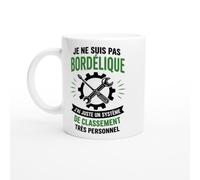 Mug Mécanicien Je Ne Suis Pas Bordélique J'Ai Un Système Personnel | idée cadeau originale