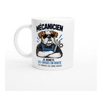 Mug Mécanicien Je Remets les Choses en Route et Parfois les Gens Aussi | Mug Rigolo Mécanicien - Idée Cadeau Originale