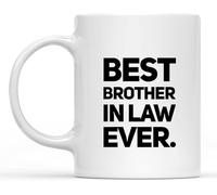 Mug « Meilleur beau-frère du monde » : cadeau humoristique et sarcastique pour hommes et femmes. Tasse à café originale en céramique imprimée recto verso, idéale pour maman, papa, un ami, une épouse o
