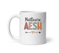 Mug meilleure AESH coeur boho Tasse AESH