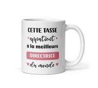 Mug meilleure directrice cette tasse appartient à la meilleure directrice du monde tasse directrice femme