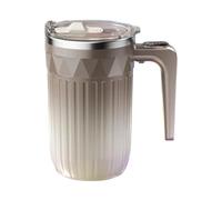 Mug mélangeur chauffant 450 ml | Avec agitateur amovible rechargeable automatique magnétique pour lait, thé, chocolat, boissons, anniversaire, bureau