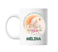 Mug Mélina Adorable Bébé Quand Je Dors Lapin Tasse Cadeau Bébé Enfant