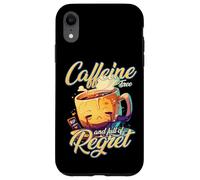 Mug Meme sans caféine et plein de regret triste Coque pour iPhone XR