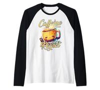 Mug Meme sans caféine et plein de regret triste Manche Raglan