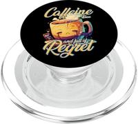 Mug Meme sans caféine et plein de regret triste PopSockets PopGrip pour MagSafe