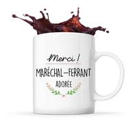 Mug Merci Maréchal-Ferrant Adorée Tasse Idée Cadeau Collègue Travail Retraite