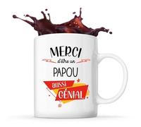 Mug Merci Papou Génial Tasse Idée Cadeau Anniversaire Noël Fête Des Pères