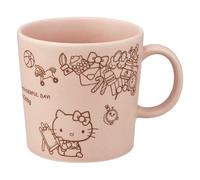 Skater CHMG30-A Mino Ware Mug, 9.4 FL oz (290 ML), Ceramic, Soup Cup, Hello Kitty Sanrio