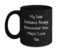 Mug Mon Cher Époux, Souviens-Toi Toujours Combien Je Mug À Café 330Ml | Mug Cadeau Personnalisable Grande Gobelet pour Amoureux Pause café Amis