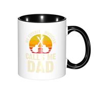 Mug Mon Musicien Préféré m'appelle Papa Drôle Cadeau d'anniversaire Tasses À Café Original Souvenir Tasse en Céramique 11Oz