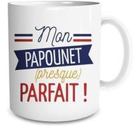 STC Tasse mug Mon papounet (Presque) Parfait !