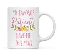 Mug Mon patient préféré m'a offert cette tasse Tasse Maitresse Lot de | 2-330ml Léger Tasses Rillant Mugs GoûTer Fin D’AnnéE