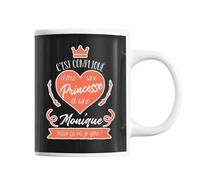 Mug Monique La Princesse Tasse Prénom Tasse Cadeau Personnalisé