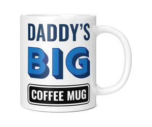 Mug Monster - Grande tasse à café Daddy's Big Coffee - Cadeau de fête des pères - Cadeau d'anniversaire pour papa - Tasses géantes pour hommes, grandes tasses à boissons chaudes, tasse à café
