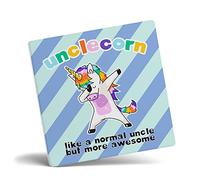 Mug Monster Mug fantaisie humoristique avec motif onclecorn, idée cadeau d'anniversaire pour oncle - Tasse à café en céramique, cadeau pour homme ou femme, grande tasse géante disponible, dessous