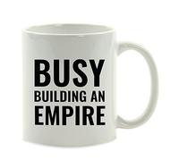 Mug Motivation pour la construction d'un empire Tasse Maison Lot de 2-330ml | Humour Mugs Rillant Tasses Beau Pere Anniversaire
