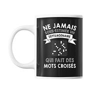 Mug Mots croises Septuagénaire Homme 70 ans