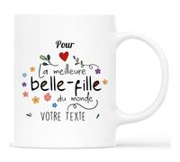 Mug - Mug Pour La Meilleure Belle-fille Du Monde - Cadeau Belle Fille, Tasse Belle Fille, Mug Pour Ma Belle Fille, Tasse Meilleure Belle-fille, Mug Super Belle-fille