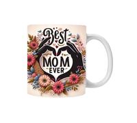 Mug Mummy 350 ml - Tasse à café World's Best Mum | Tasse à café pour la fête des mères | Tasses à café en céramique, tasse Best Mom Ever Drinking Cup | Funny Mom, décorations de fête des mères