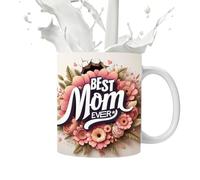 Mug Mummy 350 ml - Tasse à café World's Best Mum | Tasse à café pour la fête des mères | Tasses à café en céramique, tasse Best Mom Ever Drinking Cup | Funny Mom, décorations de fête des mères
