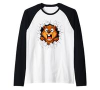 Mug Mural Amusant Motif Castor craquelé pour Les Amoureux des Animaux Manche Raglan